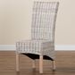 Baxton Studio Trianna Side Chair in Whitewashed and Natural Brown, , large