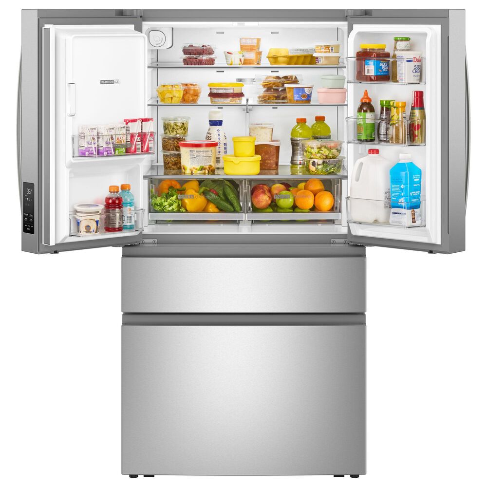 Whirlpool 29 Cu. Ft. French Door Refrigerator with Reach Through Handles in Fingerprint-Resistant Stainless Steel, , large