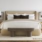 Vanguard Furniture Nova King Wingback Panel Bed in Johnny Sand, , large