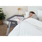 Delta Simmons Kids Dream Bedside Baby Bassinet in Grey Tweed, , large