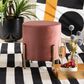 Baxton Studio Thurman Ottoman in Pink, , large