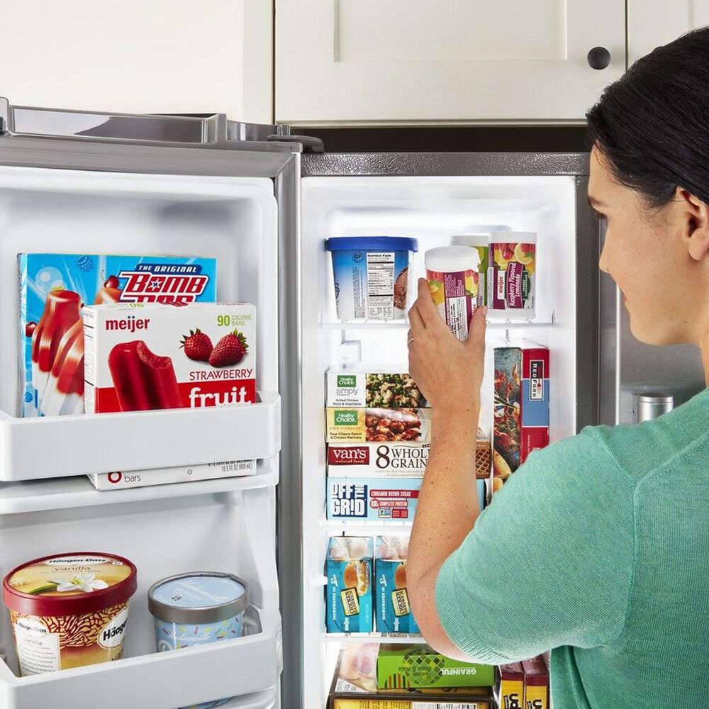 Maytag 25 Cu. Ft. 36&quot; Wide Side-By-Side Refrigerator in Stainless Steel, , large