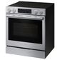 Samsung Bespoke 6.3 Cu. Ft. Smart Slide-In Electric Range with Illuminated Precision Knobs in Stainless Steel, , large