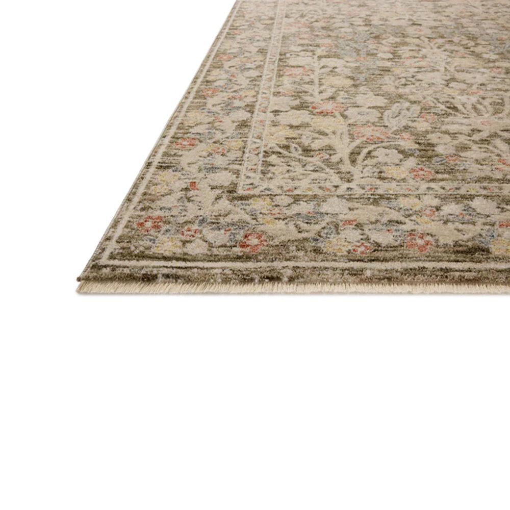 Loloi Clarisse Olive and Multicolor 7&#39;10&quot; Round Area Rug, , large