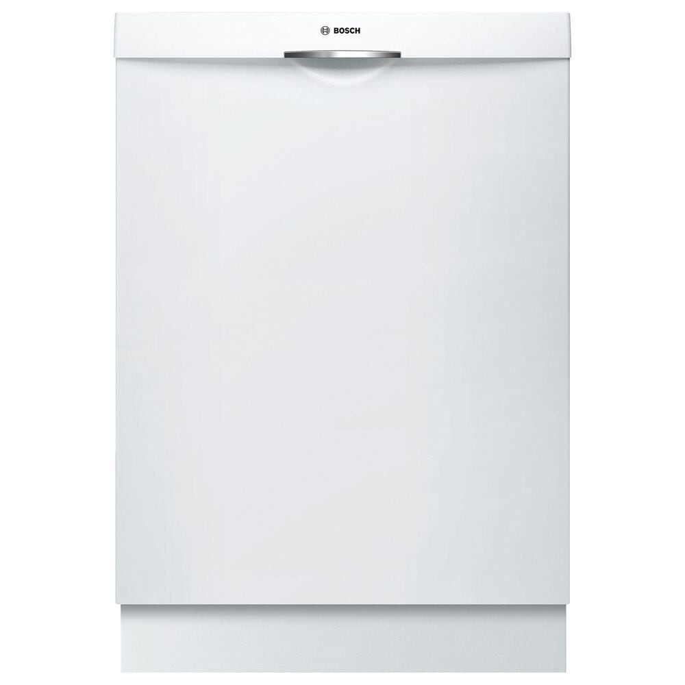 Bosch 300 Series 24" Scoop Handle Dishwasher in White, , large