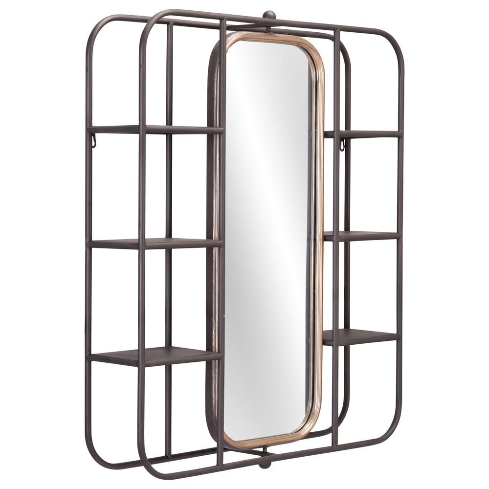Zuo Modern Alice Mirror in Gray, , large