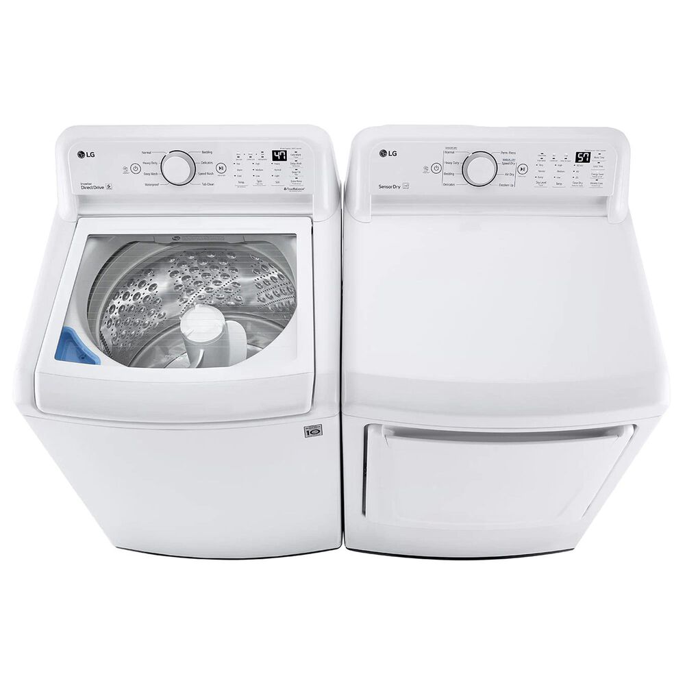 LG 7.3 Cu. Ft. Ultra Large Capacity Gas Dryer with Sensor Dry Technology in White, , large