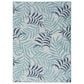 Nourison Garden Oasis Nature Blue 8" x 10" Indoor/Outdoor Area Rug, , large