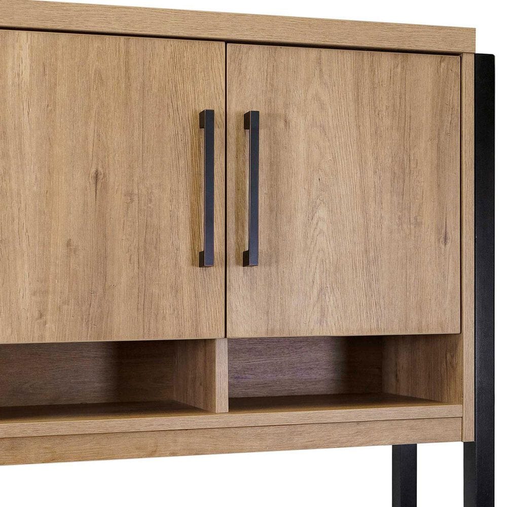 Wycliff Bay Mason Credenza with Hutch in Monarca and Black, , large