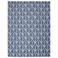 Nourison Aloha Floral 7"10" x 10"6" Blue Indoor/Outdoor Area Rug, , large