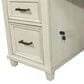 Riva Ridge Caraway 66" Executive Desk in Aged Ivory, , large