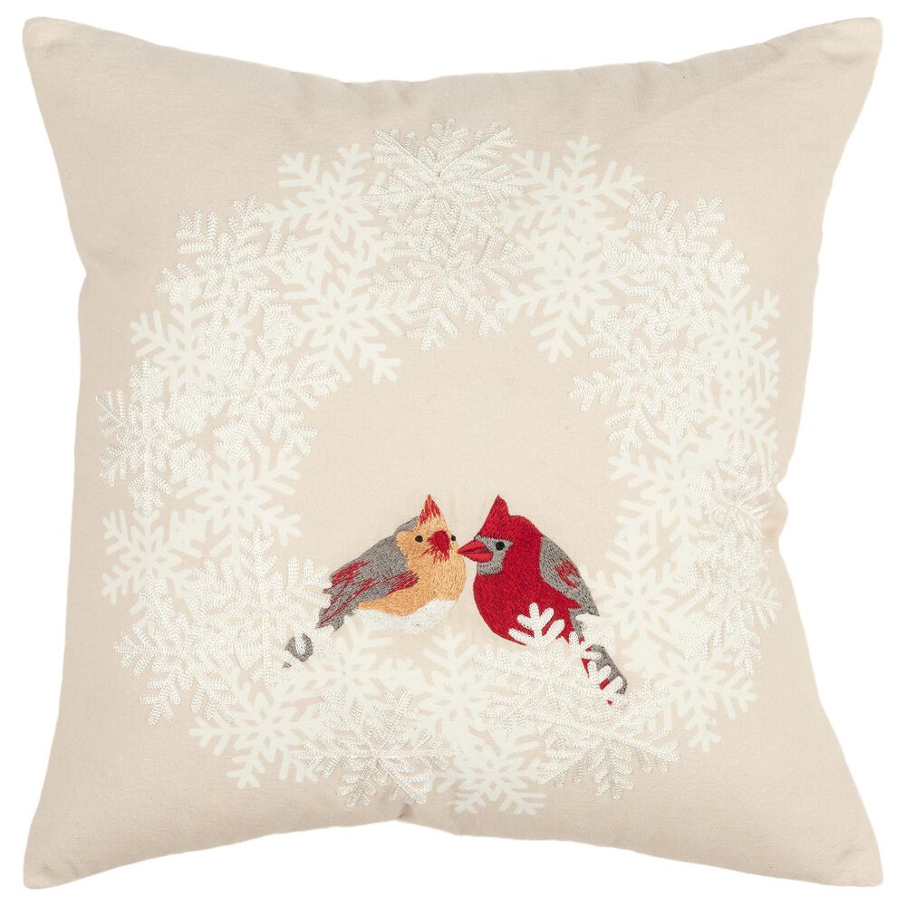 Rizzy Home Square 20" Pillow in Natural, , large
