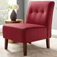 Linon Home Decor Coco Accent Chair in Red, , large