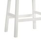 Armen Living Lenon Counter Height Stool in White, , large