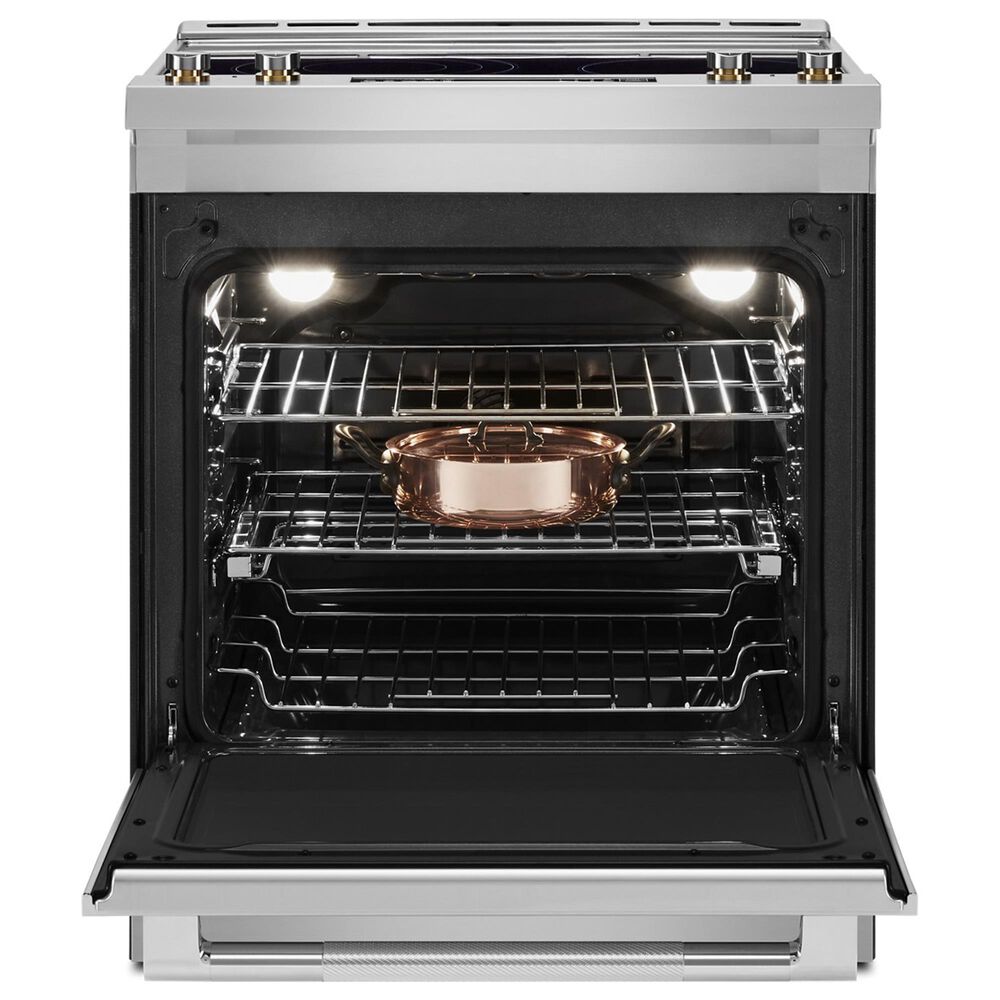 JennAir 6.8 Cu. Ft. Slide-In Electric Range in Stainless Steel and Black, , large