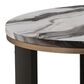 Furniture of America Morai Cocktail Table in White, Gold and Black, , large