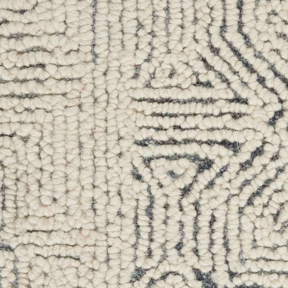 Nourison Colorado 2&#39;3&quot; x 7&#39;6&quot; Ivory and Navy Runner, , large