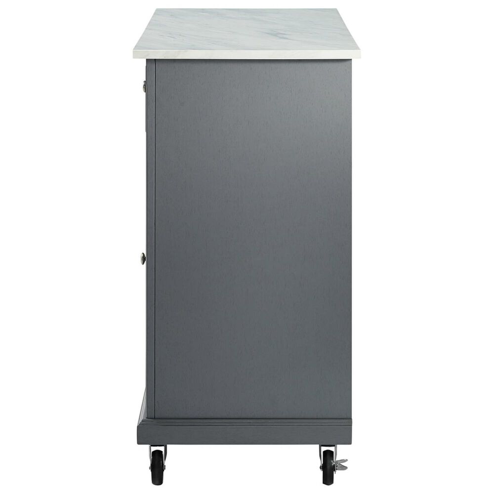 Crosley Furniture Avery Kitchen Cart in Grey, , large