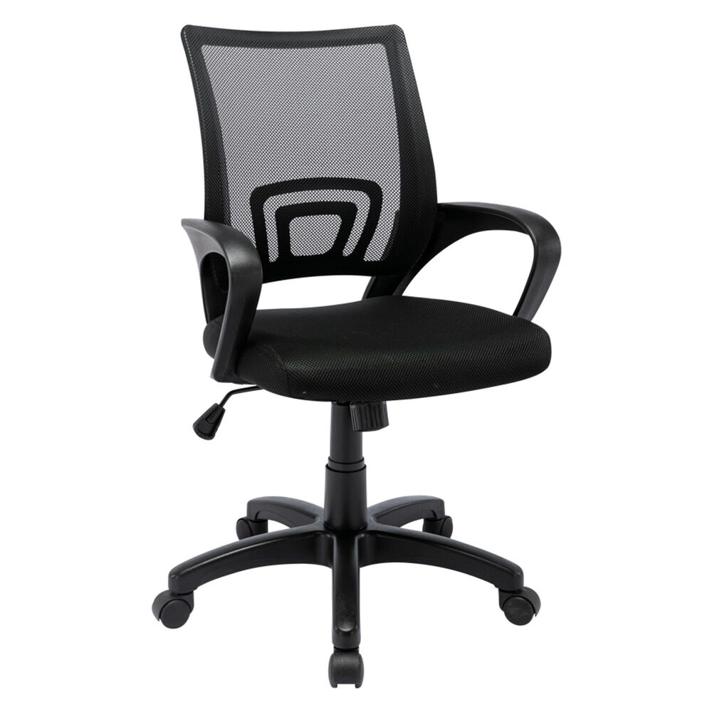 New Era Holding Group LTD Desk Chair in Black Mesh, , large