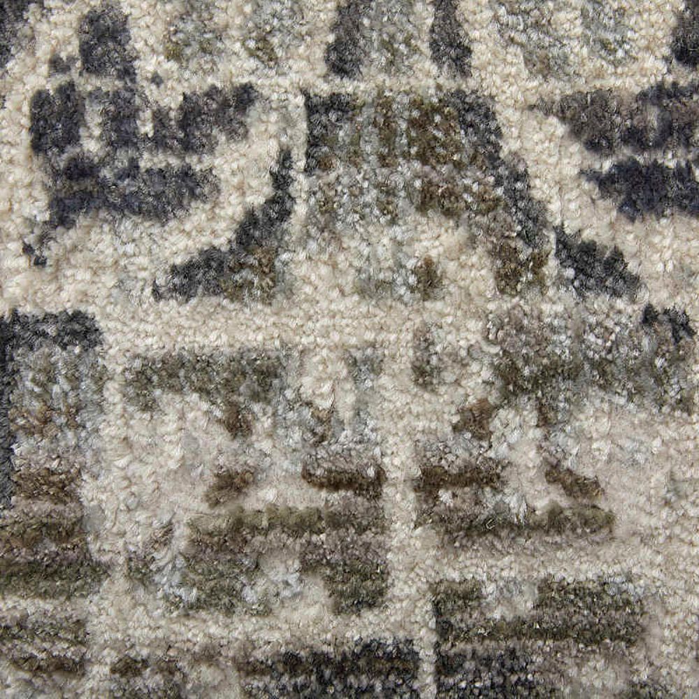 Feizy Kano 5&#39;3&quot; x 7&#39;6&quot; Gray and Ivory Area Rug, , large
