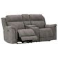 Ashley Next-Gen DuraPella Power Console Loveseat with Power Headrest in Slate, , large