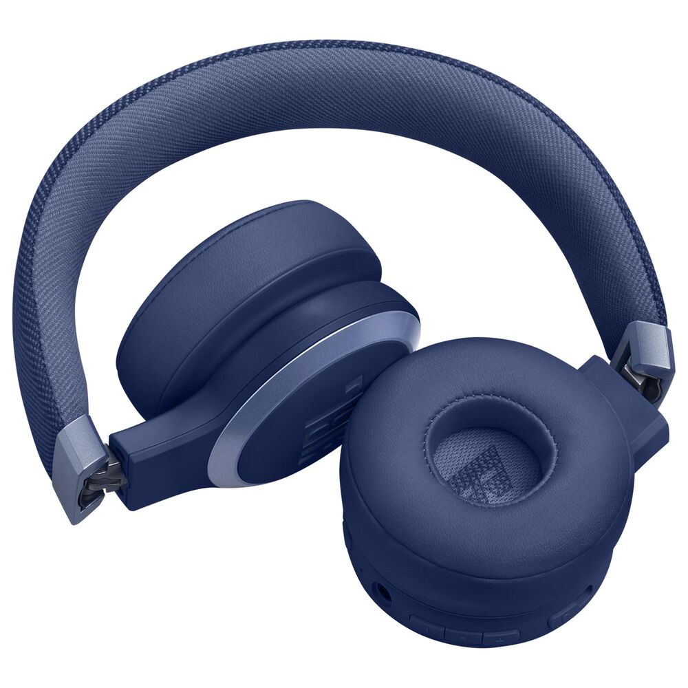 JBL Wireless On-Ear Headphones with True Adaptive Noise Cancelling in Blue, , large
