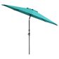 CorLiving 10" UV & Wind Resistant Patio Umbrella in Turquoise Blue, , large