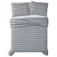 Pem America Truly Soft Maddow 3-Piece Full/Queen Comforter Set in Grey, , large