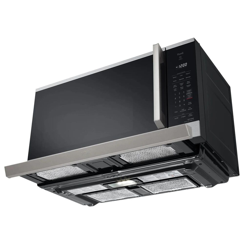 LG 2.1 Cu. Ft. Over-the-Range Microwave Oven in PrintProof Stainless Steel, , large