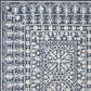 Safavieh Micro-Loop MLP619M 2"3" x 7" Blue and Ivory Runner, , large