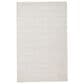 Feizy Batisse 8" x 11" White Area Rug, , large