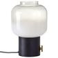 Adesso Lewis Table Lamp in Matte Black and Antique Brass, , large