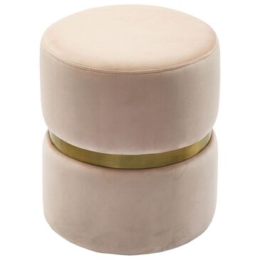 Tov Furniture Yamma Ottoman in Blush, , large