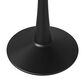 Leisuremod Bristol 40" Round Dining Table with MDF Top in Black - Table Only, , large