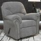 Signature Design by Ashley Allmaxx Rocker Recliner in Pewter, , large