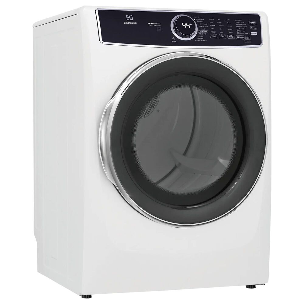 Electrolux 4.5 Cu. Ft. Front Load Washer and 8 Cu. Ft. Gas Dryer Laundry Pair in White, , large