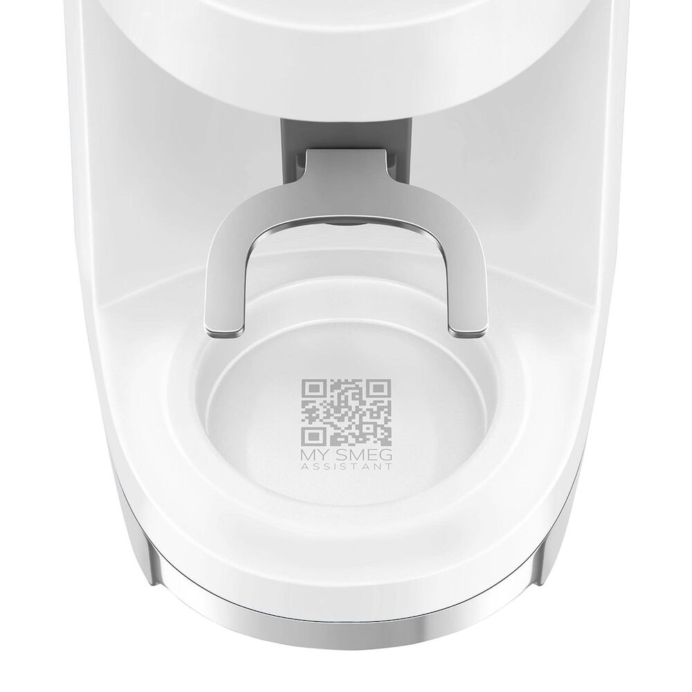 SMEG Conical Burr Coffee Grinder in White, , large