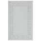 Safavieh Bermuda 4" x 6" Light Blue and Ivory Indoor/Outdoor Area Performance Rug, , large