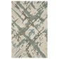 Oriental Weavers Kipton 10" x 13" Grey and Teal Area Rug, , large