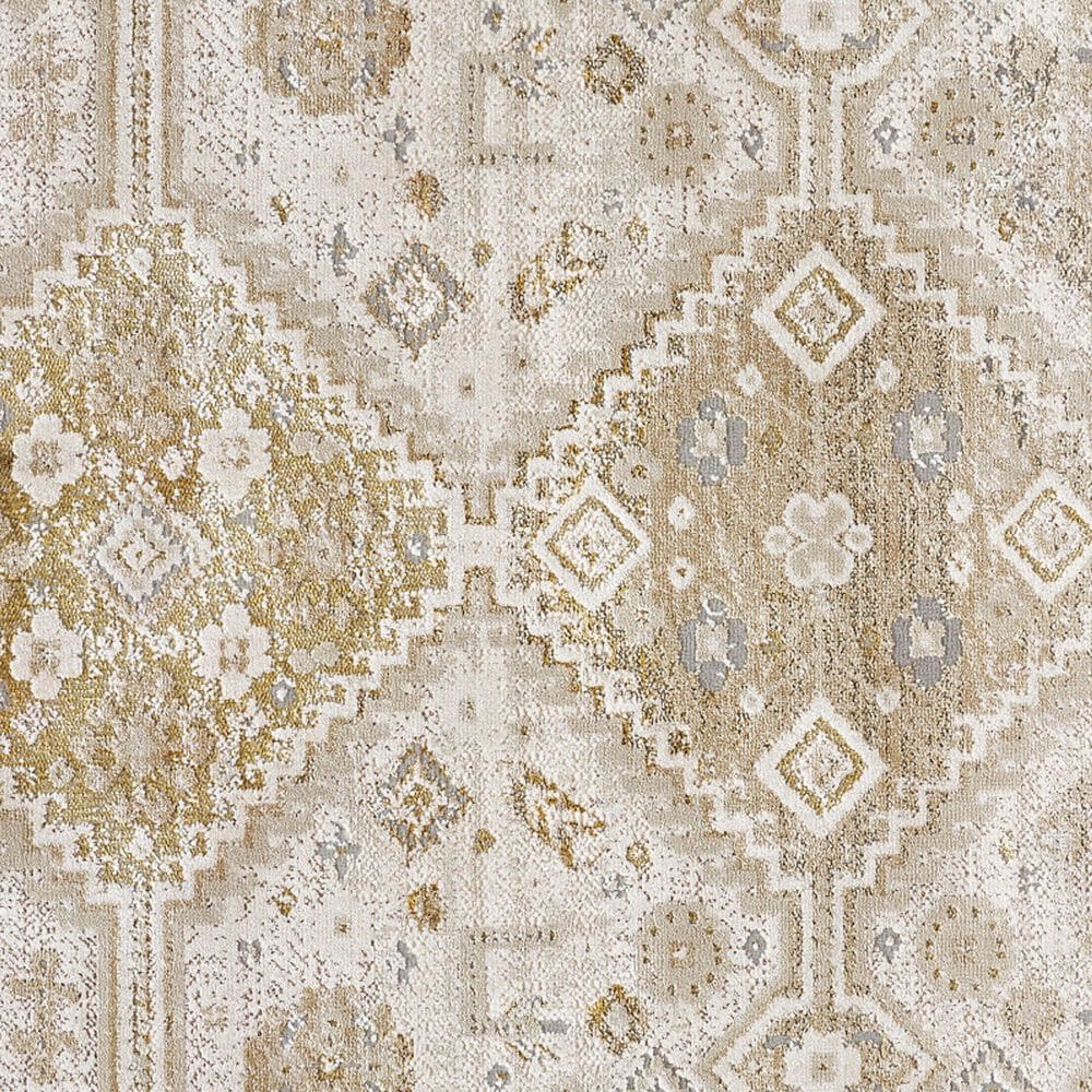 Feizy Aura Gold and Ivory 8&#39; x 11&#39; Area Rug, , large