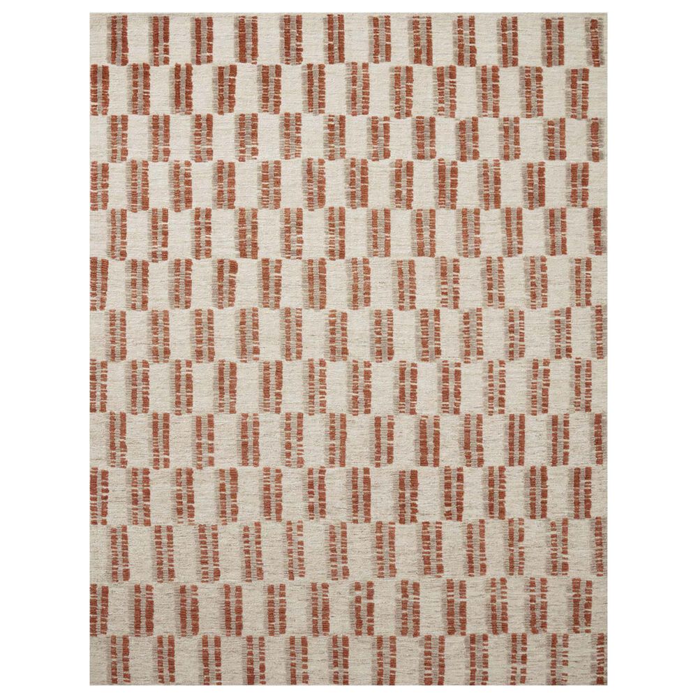 Loloi Harrison 8"6" x 11"6" Beige and Rust Area Rug, , large