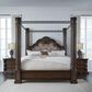 Millenium Maylee Queen Canopy Bed in Dark Brown, , large
