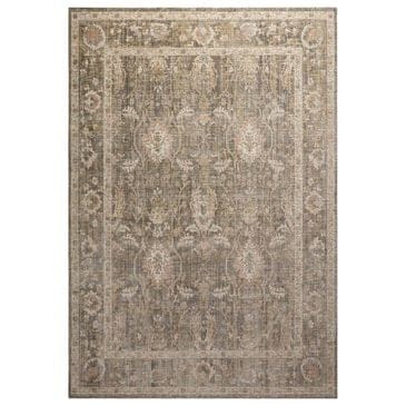 Chris Loves Julia x Loloi Rosemarie 11"6" x 15"6" Sage and Blush Area Rug, , large