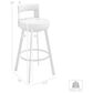 Blue River Flynn 26" Swivel Counter Stool in Brown, , large
