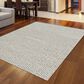 Radici USA Bellissima Geometric 6" x 9" Silver Area Rug, , large
