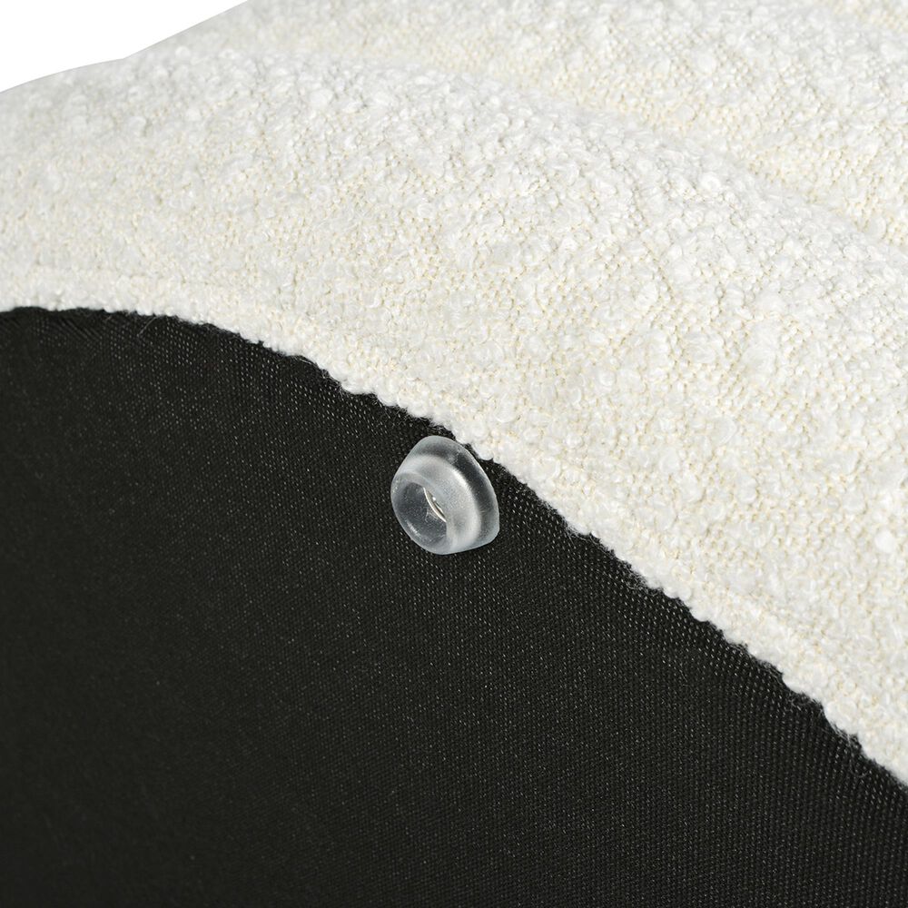 Jennifer Taylor Home Fuji Storage Ottoman in Ivory White, , large