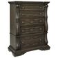 Millenium Maylee 5-Drawer Chest in Dark Brown, , large