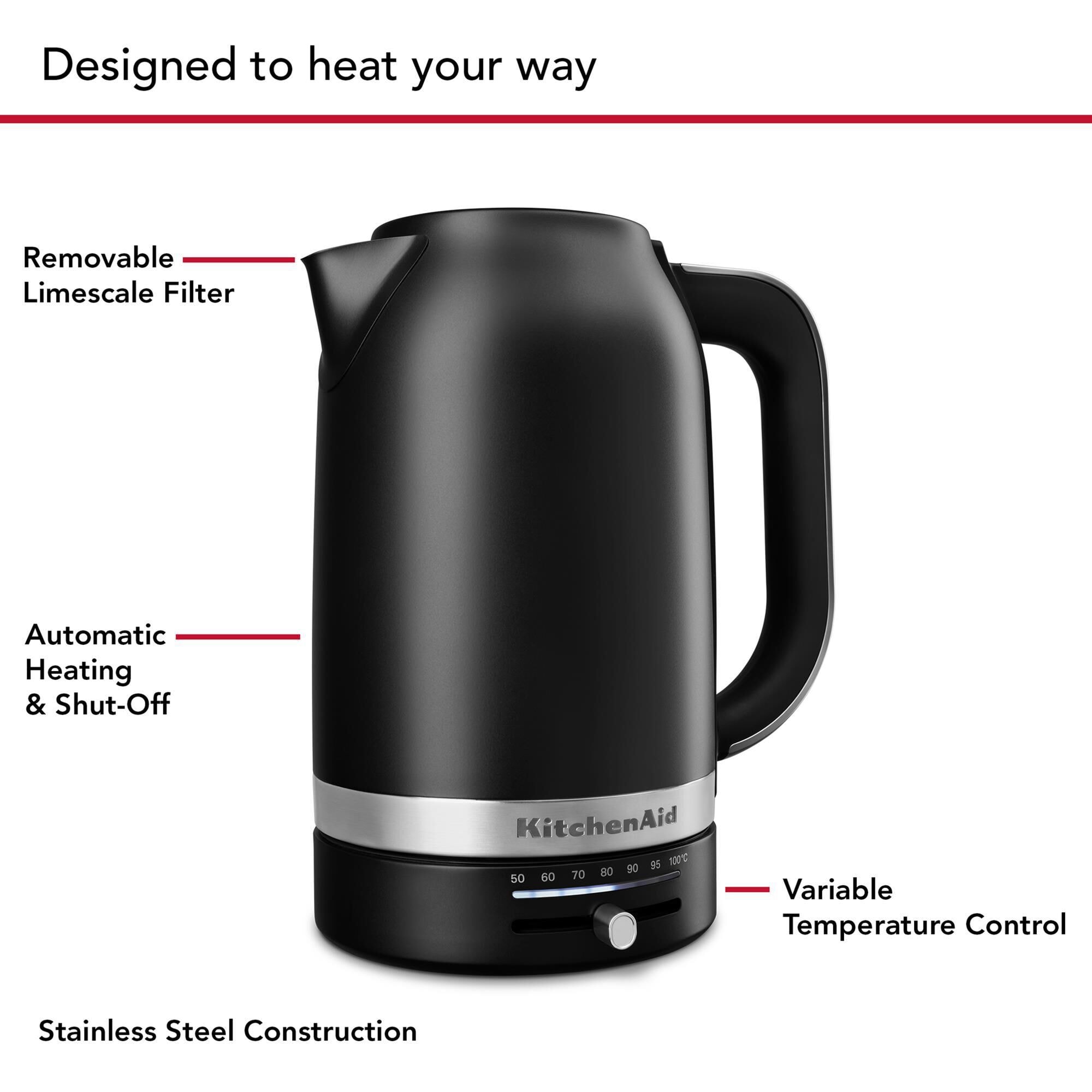 Kitchenaid matte black kettle outlet