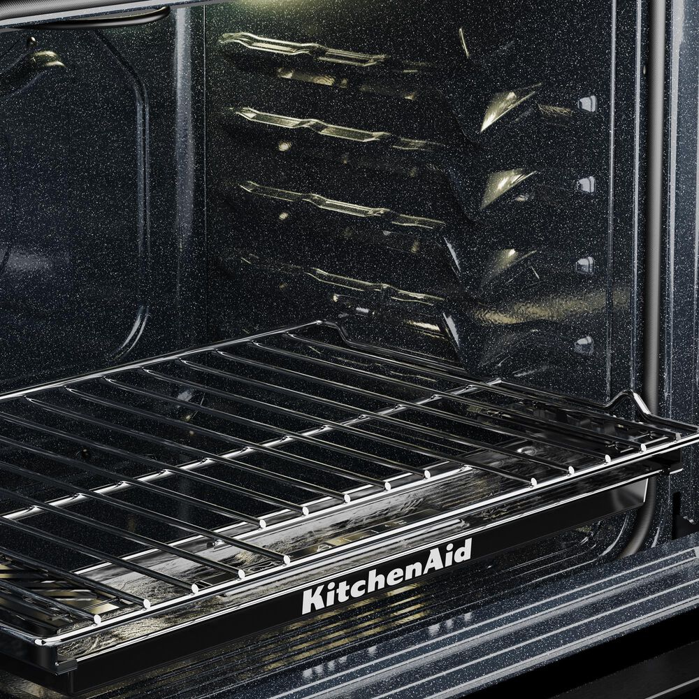 KitchenAid 5.3 Cu. Ft. Smart Slide-in Electric Range with Two Even-Heat Hyper Elements and Convection in Juniper, , large