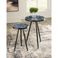 Ashley Clairbelle 2-Piece Accent Table Set in Teal and Black, , large